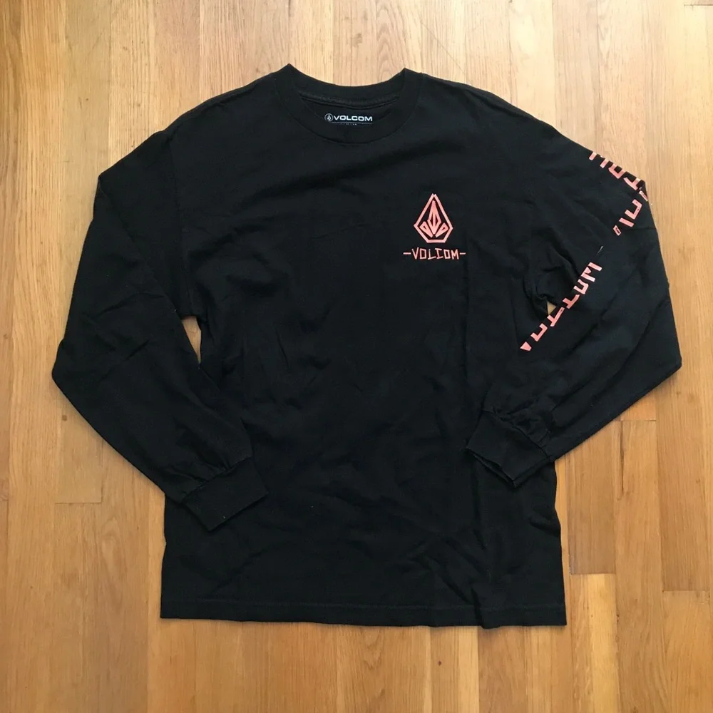 VOLCOM Youth Black Long Sleeve Shirt M